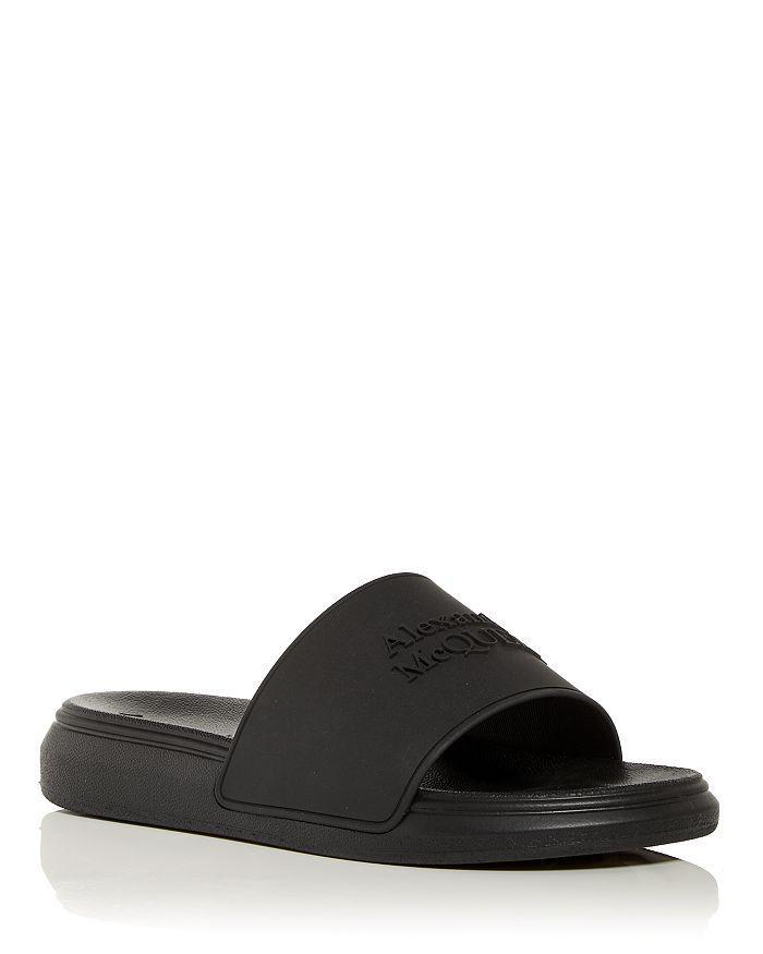 商品Alexander McQueen|Women's Logo Slide Sandals,价格¥2076,第1张图片