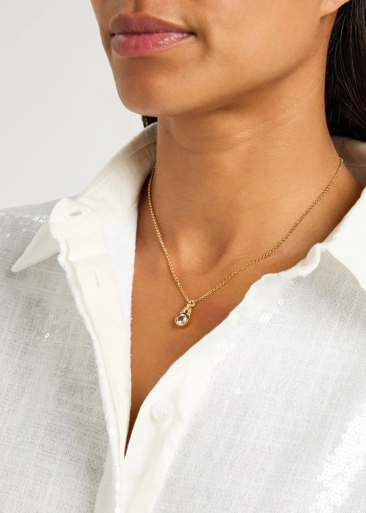 商品LAURA VANN|Olive 18kt gold vermeil necklace,价格¥2641,第2张图片详细描述
