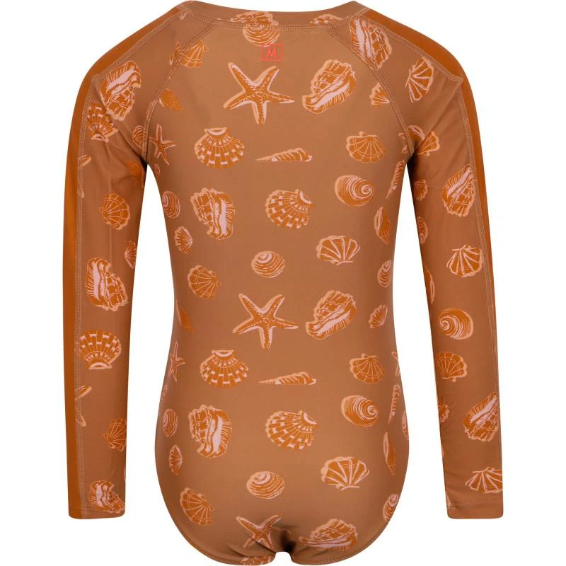 商品Munster|Shells print monokini in brown,价格¥552,第2张图片详细描述