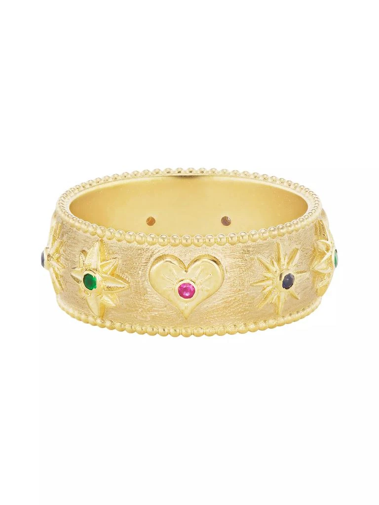 商品Orly Marcel|Symbols 18K Yellow Gold &amp; Multi-Gemstone Cigar Band,价格¥31715,第1张图片