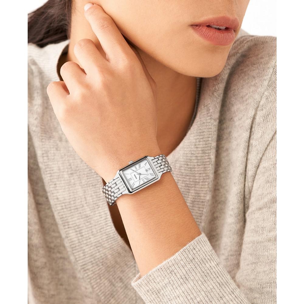 Women's Raquel Silver-Tone Stainless Steel Bracelet Watch, 23mm商品第4张图片规格展示