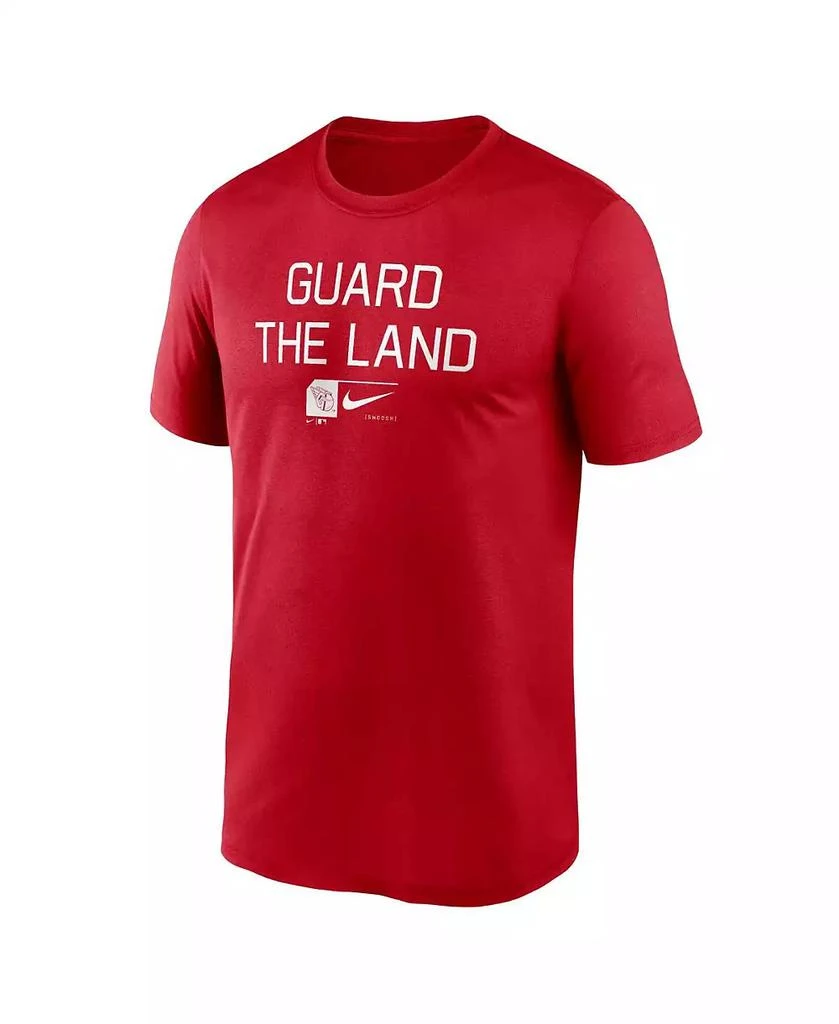 商品NIKE|Men's Red Cleveland Guardians Baseball Phrase Legend Performance T-Shirt,价格¥299,第2张图片详细描述