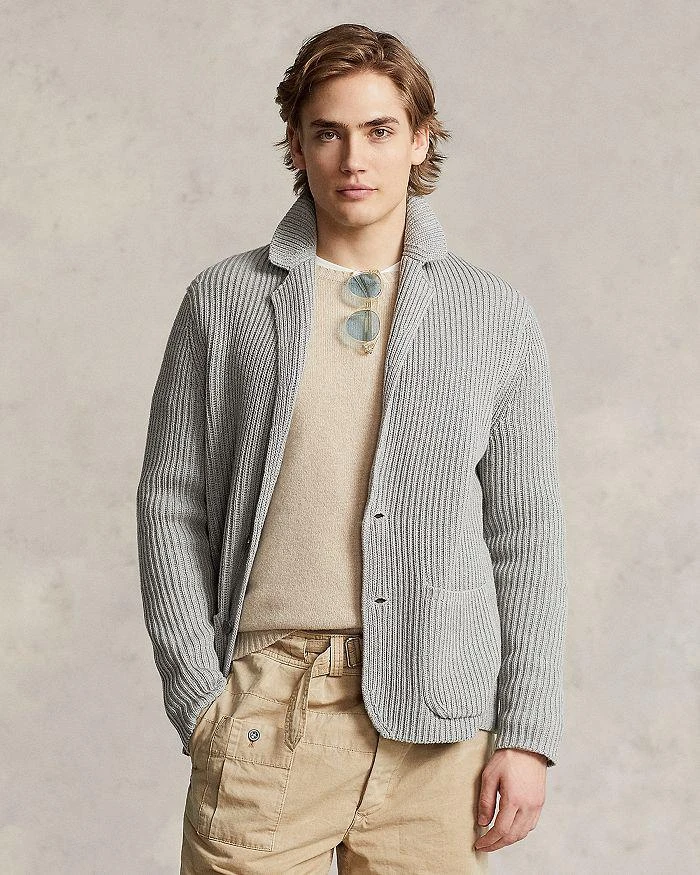 商品Ralph Lauren|Cotton & Cashmere Regular Fit Blazer Cardigan,价格¥2221,第3张图片详细描述