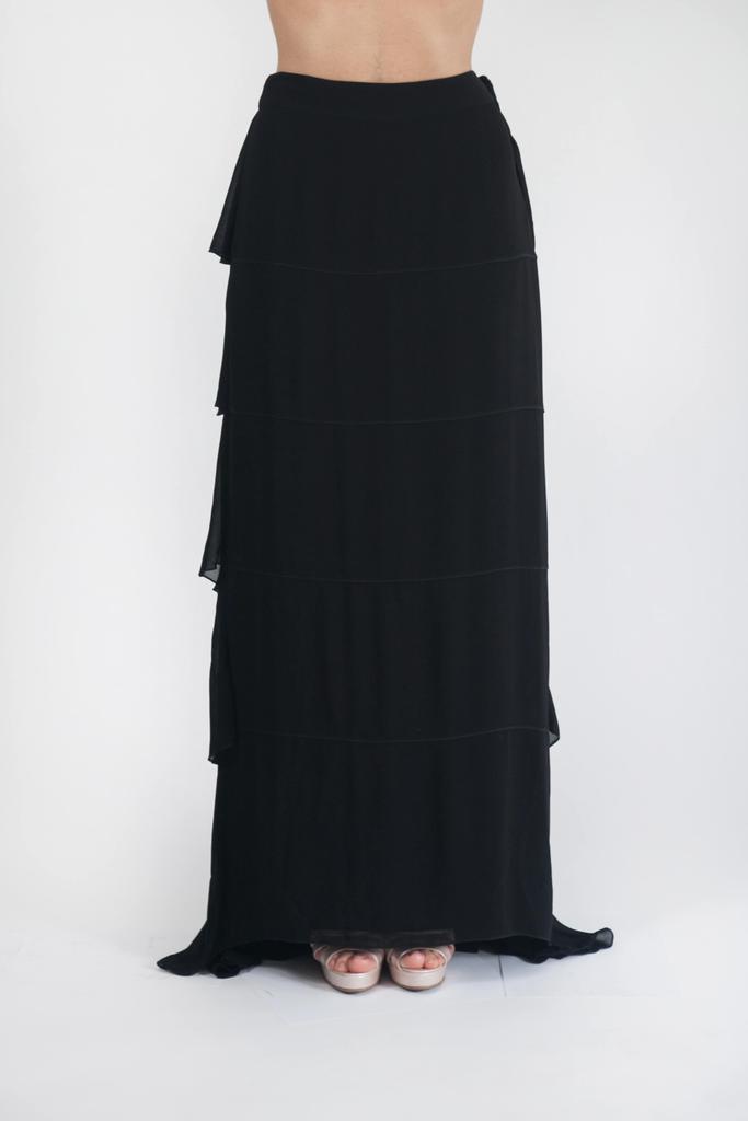Karl Lagerfeld Layered Maxi Skirt商品第1张图片规格展示