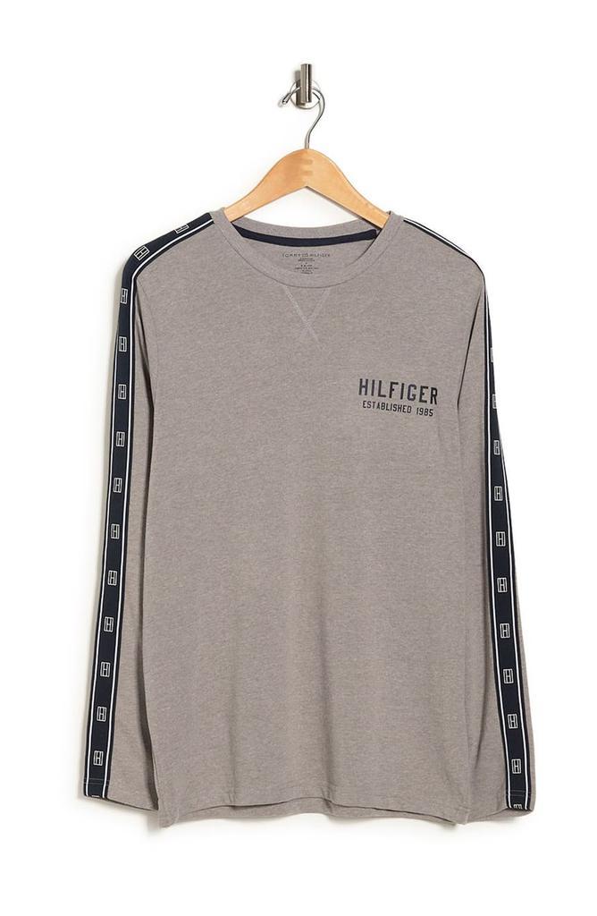 商品Tommy Hilfiger|Long Sleeve Crew Neck Pajama T-Shirt,价格¥110-¥146,第5张图片详细描述