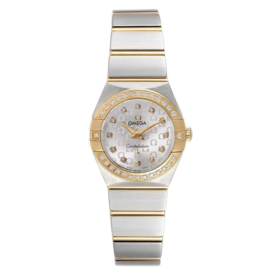 商品[二手商品] Omega|Constellation Steel Yellow Gold Diamond Watch 123.25.24.60.52.001,价格¥30233,第1张图片