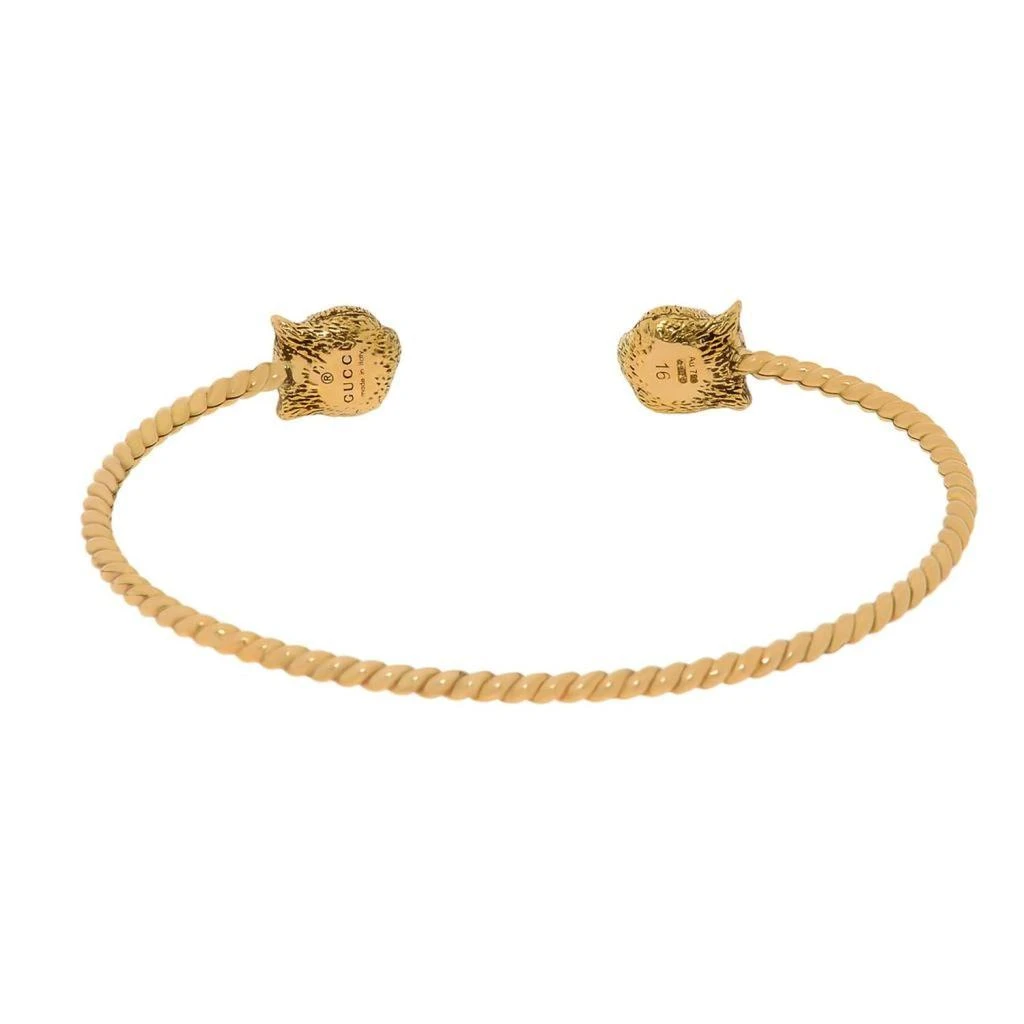 商品Gucci|Gucci Le Marche Des Merveilles 18K Yellow Gold, Diamond Cuff Bracelet YBA526320001016,价格¥25452,第1张图片