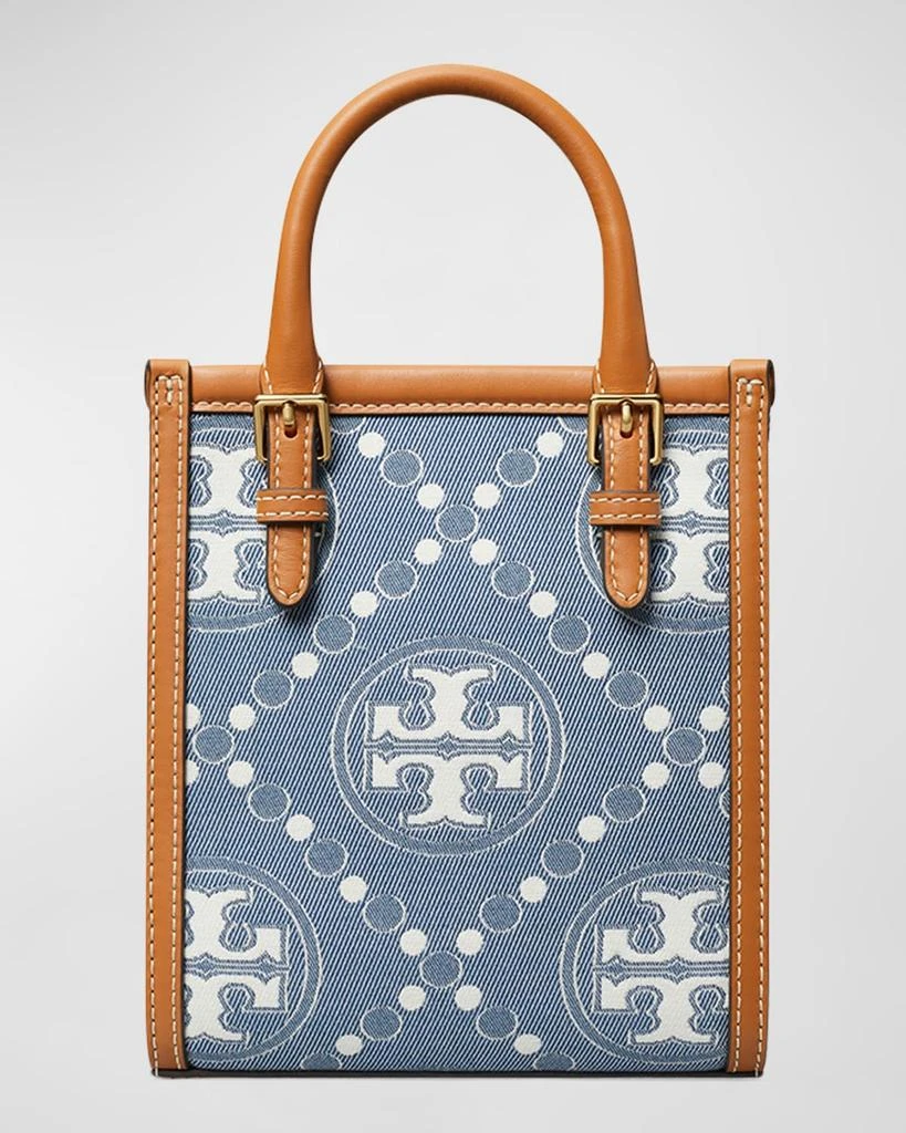 商品Tory Burch| T Monogram Mini 真皮托特包,价格¥1251,第5张图片详细描述