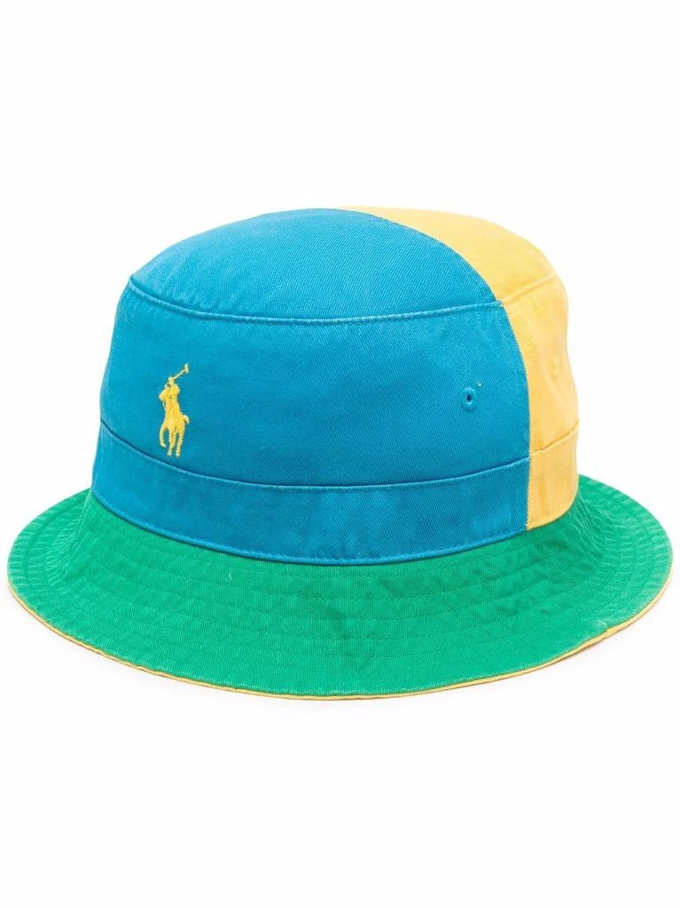 商品Ralph Lauren|Twill Loft Bucket Hat - Pacific Royal/Yellowfin/Multi,价格¥208,第1张图片