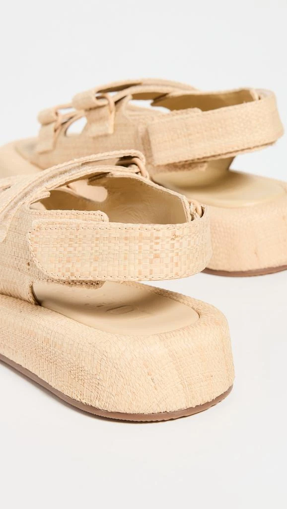 商品Loeffler Randall|Loeffler Randall 双饰带厚底凉鞋,价格¥550,第4张图片详细描述