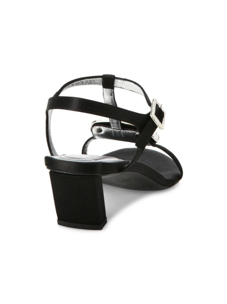 商品Roger Vivier|水晶钻扣 粗跟凉鞋,价格¥7792,第3张图片详细描述