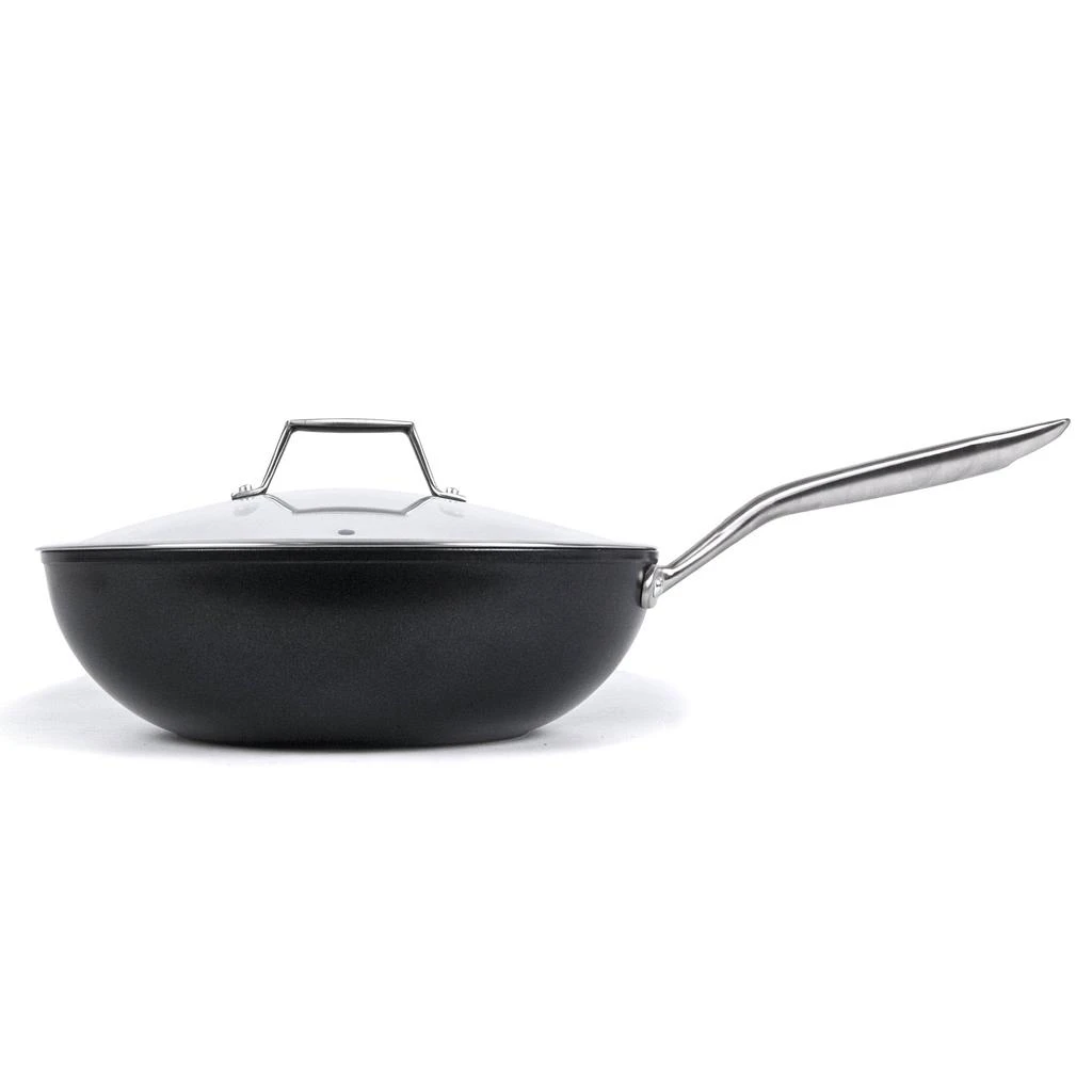 商品TECHEF|Onyx Collection - 12 Inch Wok/Stir-Fry Pan with Cover,价格¥451,第2张图片详细描述