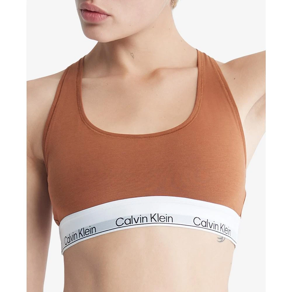 商品Calvin Klein|Women's Modern Naturals Unlined Bralette QF7044,价格¥135,第1张图片