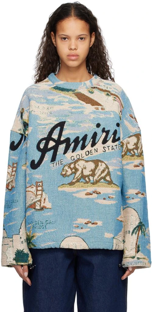 商品AMIRI|Multicolor California Tapestry Sweater,价格¥5288,第1张图片