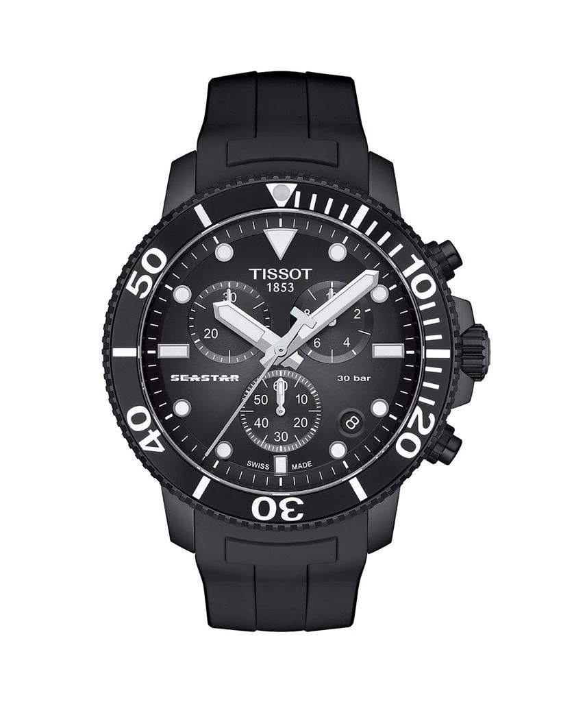 商品Tissot|Seastar 1000 Chronograph, 45.5mm,价格¥4654,第1张图片