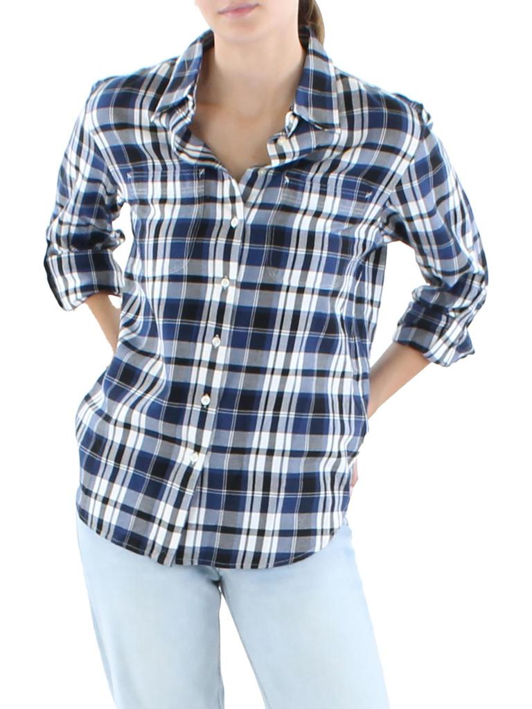 Lauren Ralph Lauren | Womens Twill Collared Button-Down Top 316.71元 商品图片
