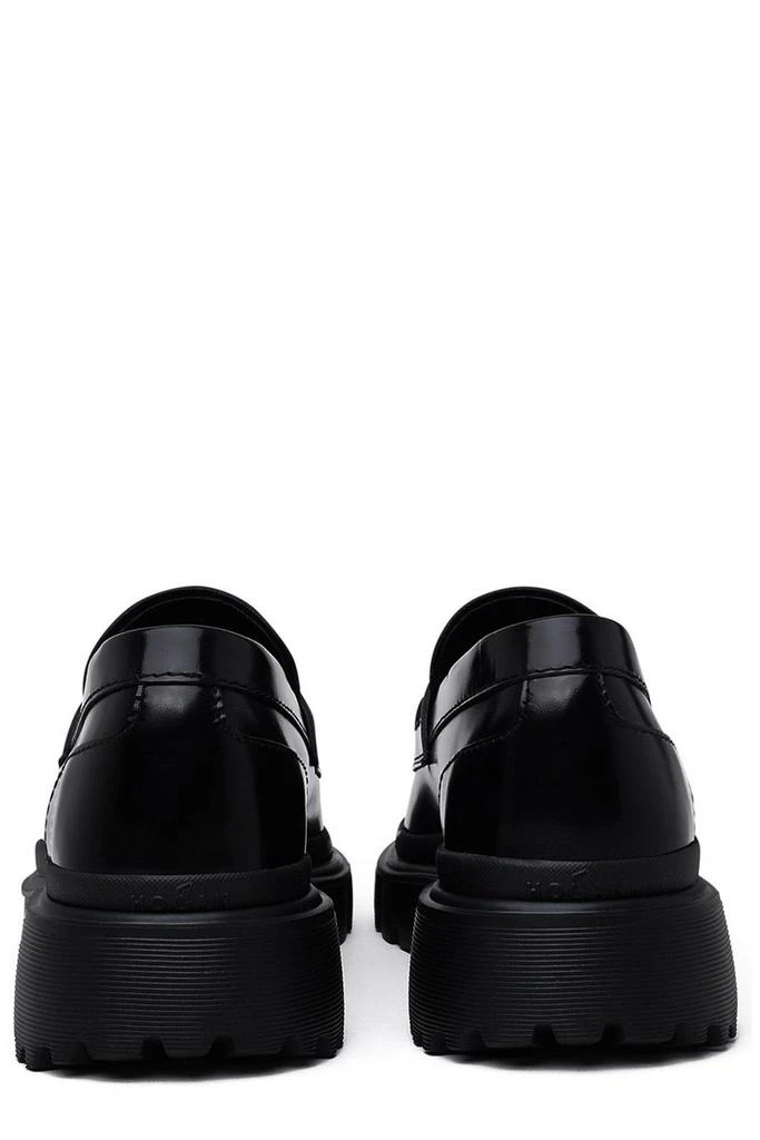 商品hogan|Hogan H629 Round-Toe Loafers,价格¥3332,第4张图片详细描述
