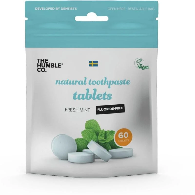 商品The Humble Co|Natural toothpaste tablets with mint flavor fluoride free,价格¥84,第1张图片