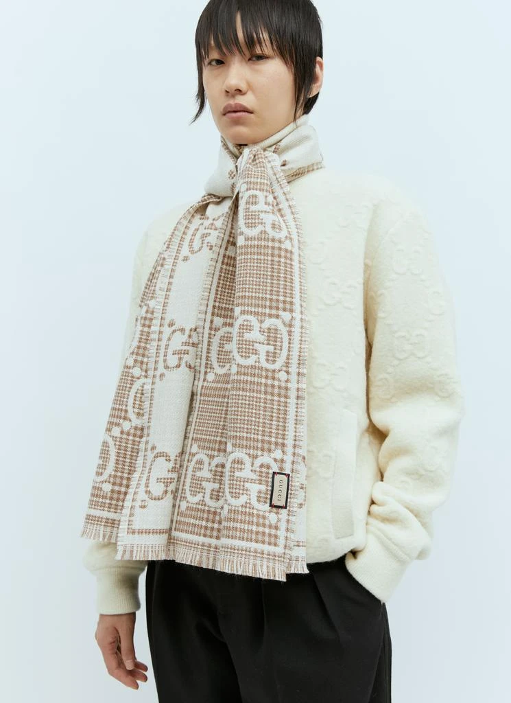 商品Gucci|GG Wool Jacquard Scarf,价格¥3231,第1张图片