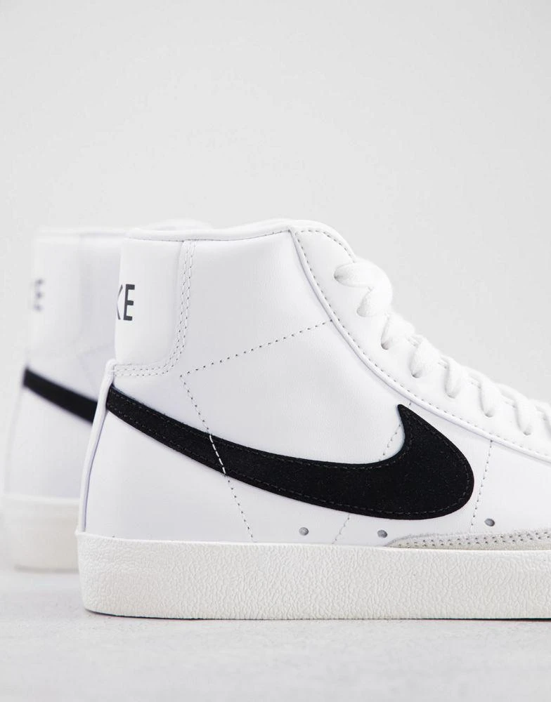 商品NIKE|Nike Blazer Mid '77 VNTG trainers in white/black,价格¥886,第3张图片详细描述