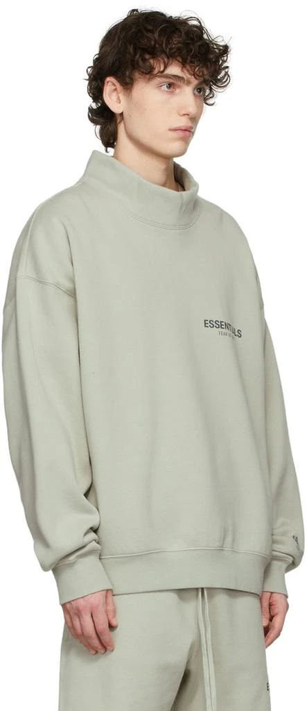 商品Essentials|绿色小高领套头衫 SSENSE 独家发售,价格¥771,第2张图片详细描述