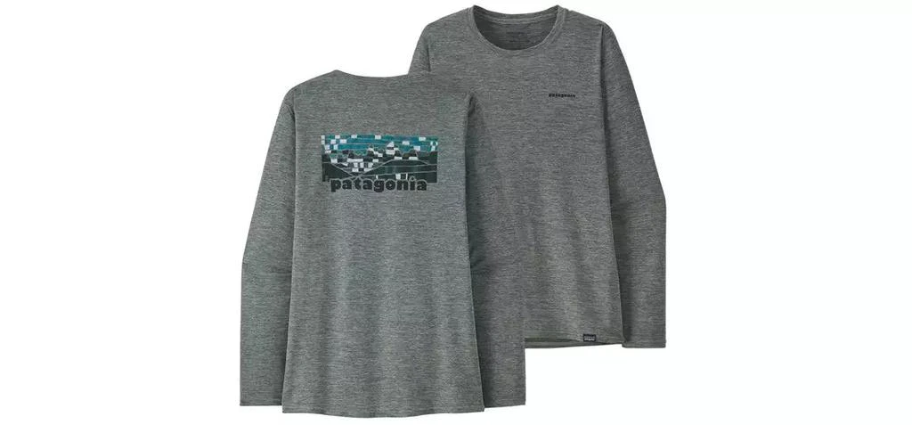 商品Patagonia|Patagonia Women's Long Sleeve Capilene Cool Daily Graphic Shirt,价格¥489,第1张图片