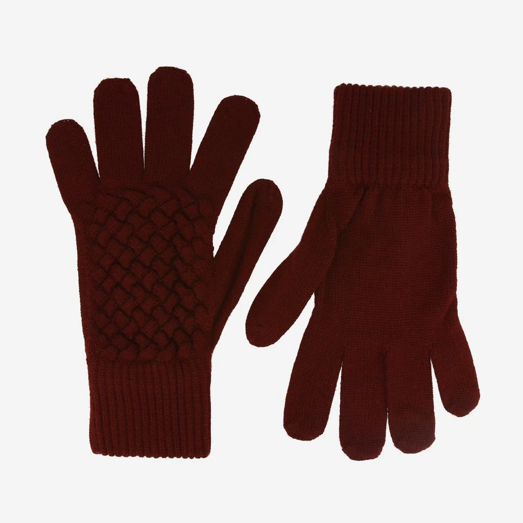 商品Bottega Veneta|Bottega Veneta Red Wool Gloves 428536-4V206-6000,价格¥866,第1张图片