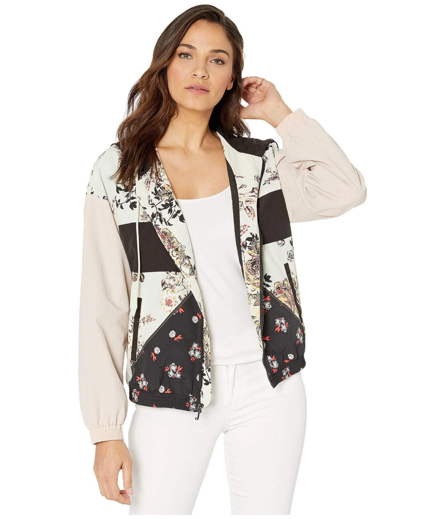 商品Juicy Couture|Secret Garden Floral Nylon Track Jacket,价格¥379,第1张图片