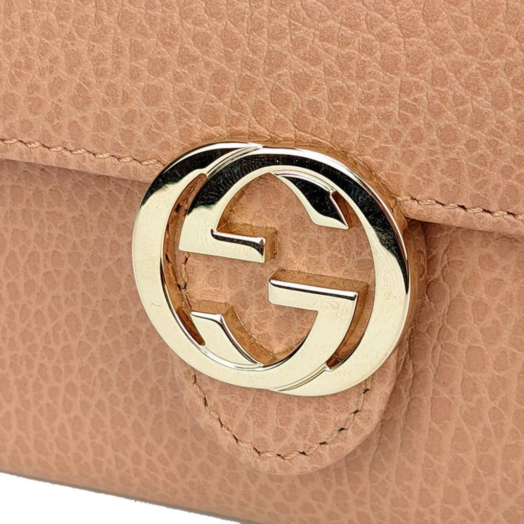 商品Gucci|Gucci Women's  Beige Leather Wallet,价格¥8923,第4张图片详细描述