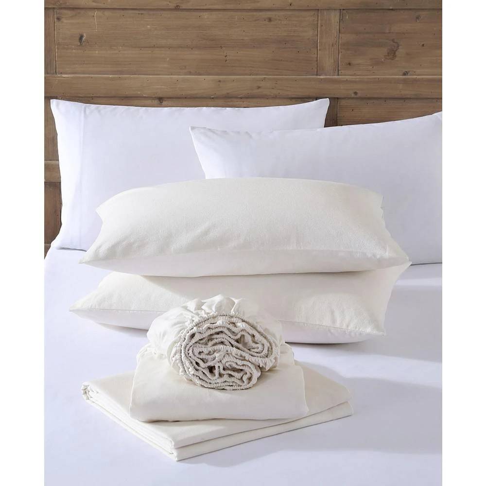 商品Eddie Bauer|Solid Cotton Flannel 4-Piece Sheet Set,价格¥451,第4张图片详细描述