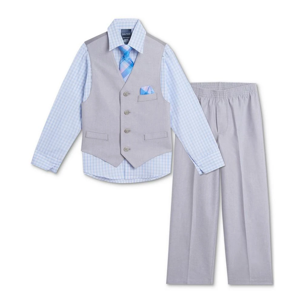 商品Nautica|Baby Boys Shirt, Vest, Pants & Tie Set,价格¥249,第1张图片