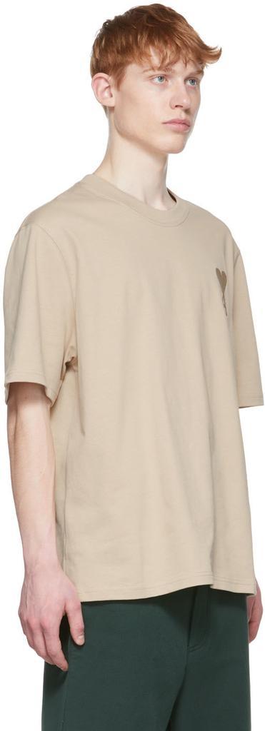 商品AMI|Beige Ami De Cœur T-Shirt,价格¥474,第4张图片详细描述