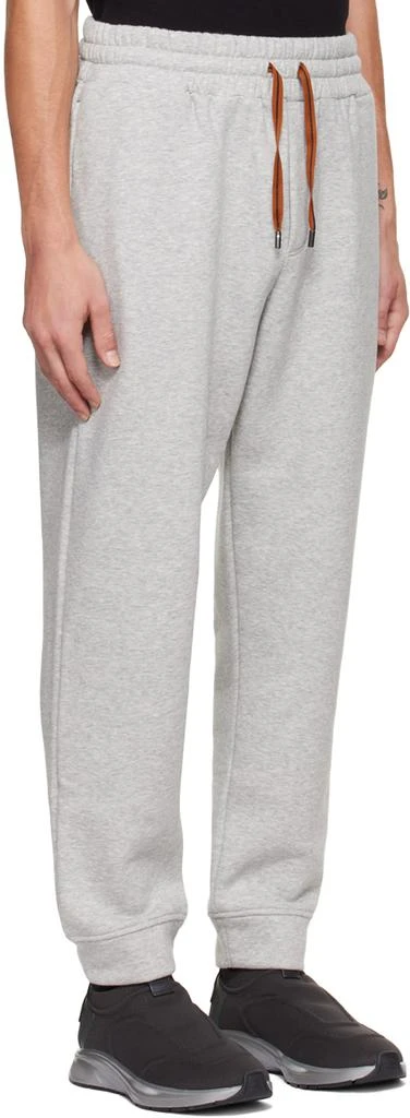 商品Zegna|Gray Essential Lounge Pants,价格¥1260,第2张图片详细描述