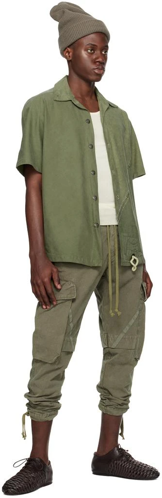 商品Greg Lauren|Khaki Tent Shirt,价格¥3027,第4张图片详细描述