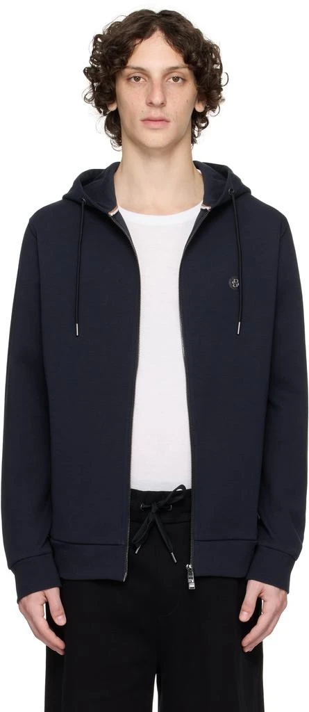 商品Hugo Boss|Navy Zip Hoodie,价格¥2480,第1张图片