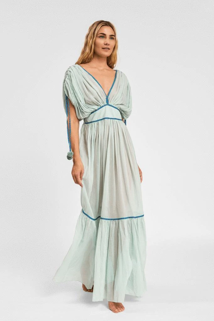 商品Pitusa|Pitusa Clara Dress - Pale Blue,价格¥638,第1张图片