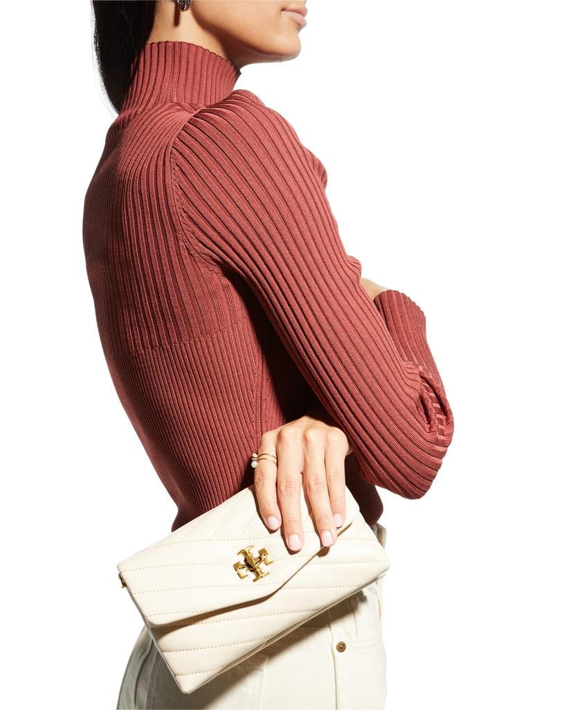 Kira Chevron-Quilted Leather Crossbody Bag商品第5张图片规格展示