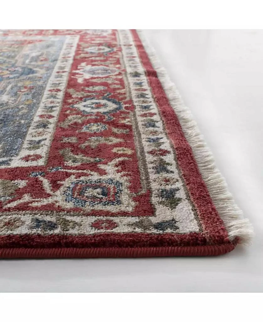 商品Ralph Lauren|Camille LRL1225A Red and Navy 5'1" X 7'6" Area Rug,价格¥2332,第3张图片详细描述