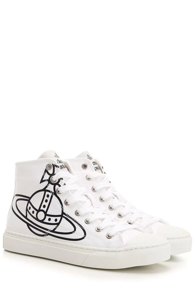 商品Vivienne Westwood|Vivienne Westwood Plimsoll Orb Printed High-Top Sneakers,价格¥998,第2张图片详细描述