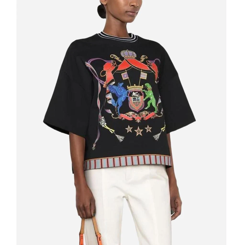 商品ETRO|Etro T-shirts and Polos Black,价格¥4111,第1张图片