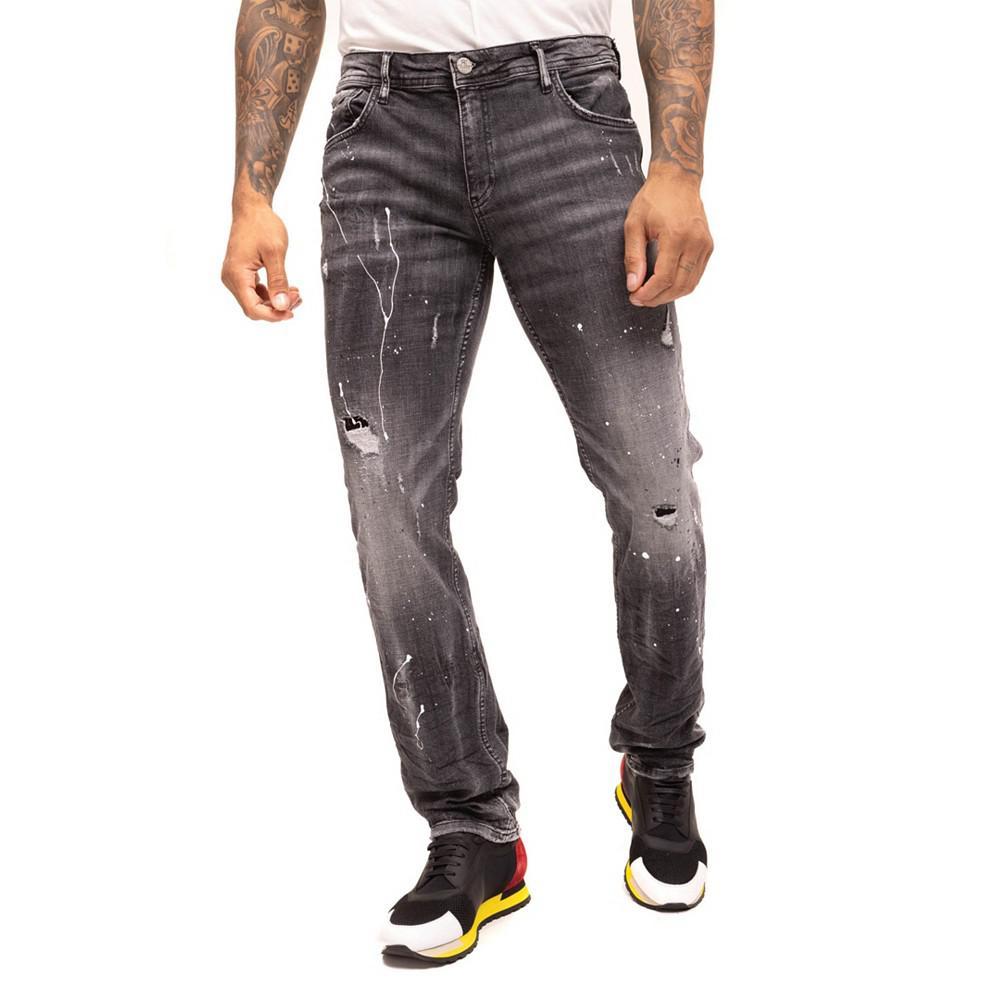 商品RON TOMSON|Men's Modern Drip Denim Jeans,价格¥1317,第1张图片