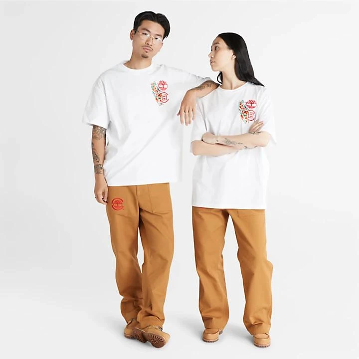 商品Timberland|CLOT x Timberland® Short-sleeved T-Shirt in White,价格¥431,第3张图片详细描述