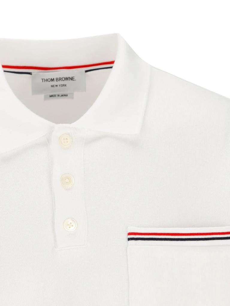 商品Thom Browne|Thom Browne RWB Pocket Trim Polo Shirt,价格¥2714,第3张图片详细描述