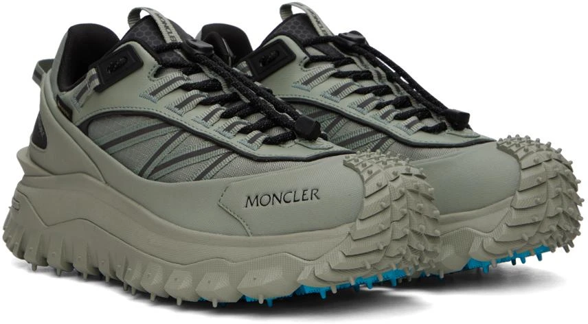 商品Moncler|Khaki Trailgrip GTX Sneakers,价格¥5591,第4张图片详细描述