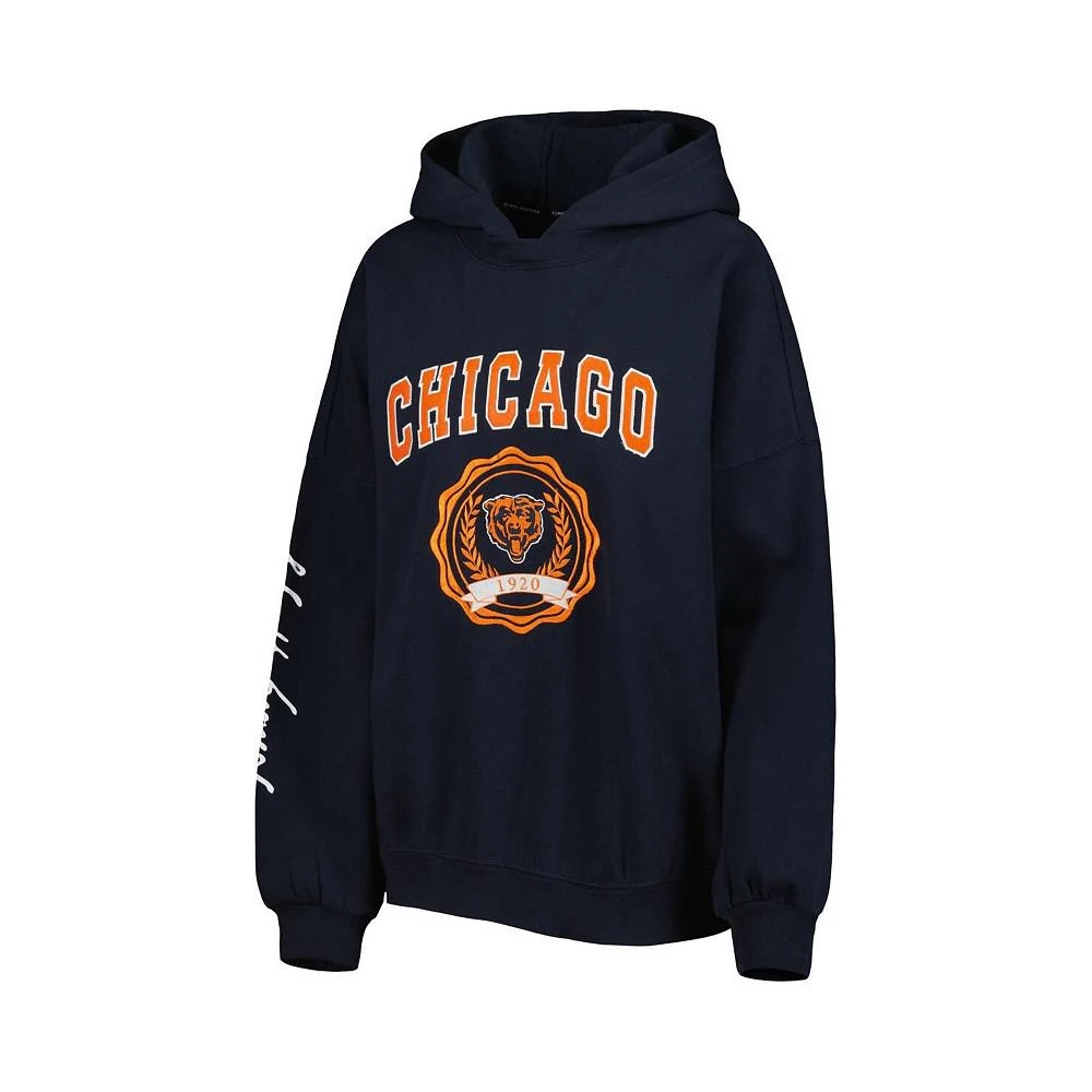 商品Tommy Hilfiger|Women's Navy Chicago Bears Becca Drop Shoulder Pullover Hoodie,价格¥505,第4张图片详细描述