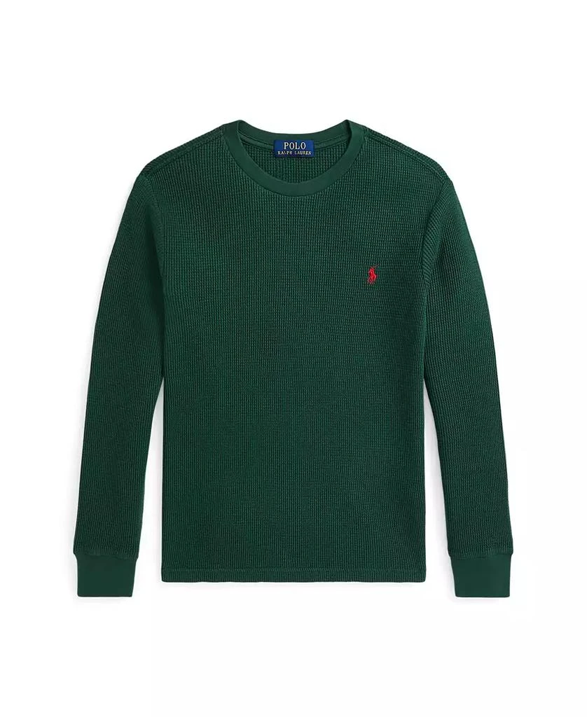 商品Ralph Lauren|Big Boys Waffle-Knit Cotton Long-Sleeve Tee,价格¥142,第1张图片