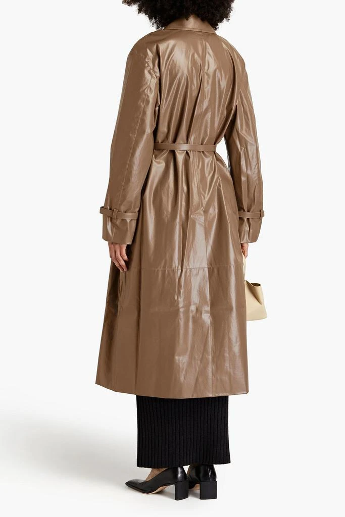 商品Nanushka|Beda faux leather trench coat,价格¥4370,第3张图片详细描述