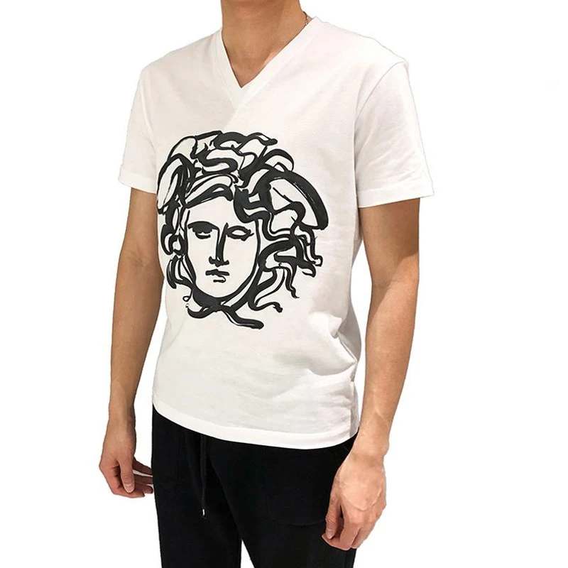VERSACE 范思哲 白色棉男士T恤 A79224-A222614-A911 商品
