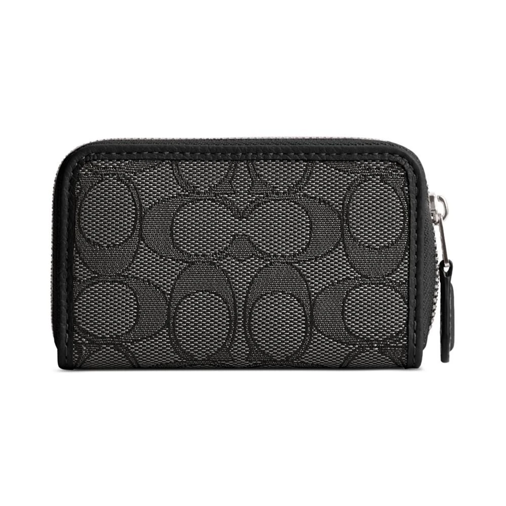 商品Coach|Boxed Signature Jacquard Zip-Around Card Case,价格¥338,第2张图片详细描述