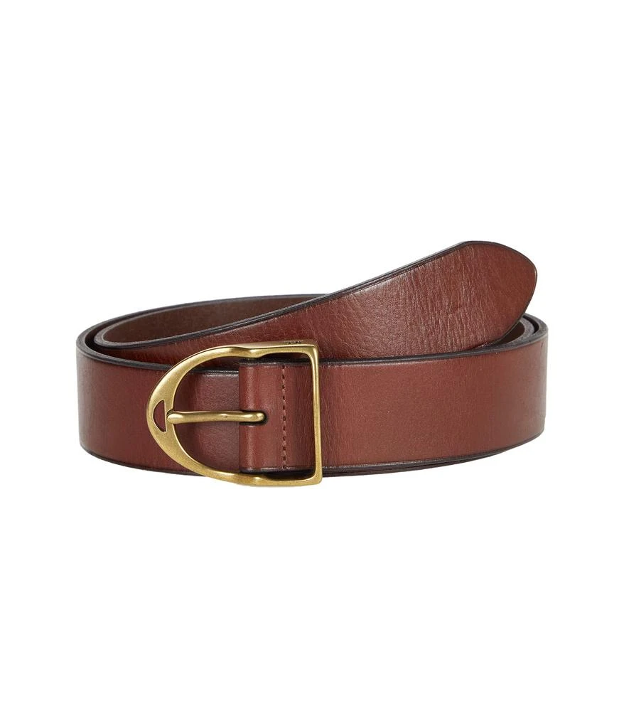 商品Ralph Lauren|Wilton Equestrian Leather Belt,价格¥393,第1张图片